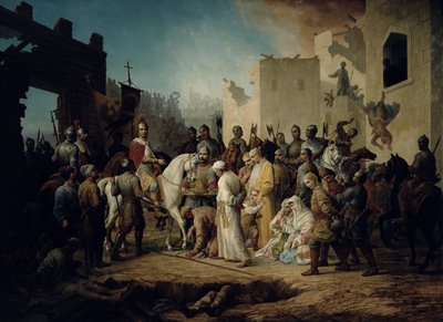 Zar Iwan IV. erobert Kasan im Jahr 1552, 1894 von Petr Mikhailovich Shamshin